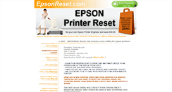 Desktop Screenshot of epsonreset.com